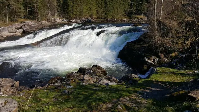 The falls in Gaula